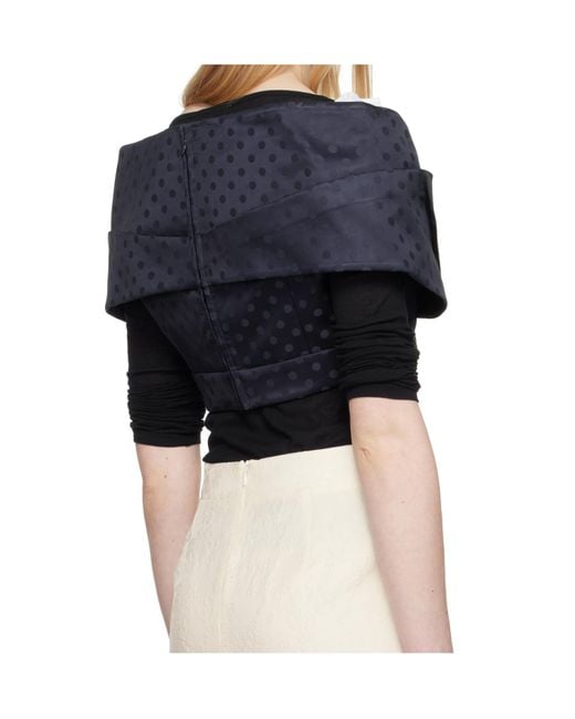 ShuShu/Tong Blue Crop Top
