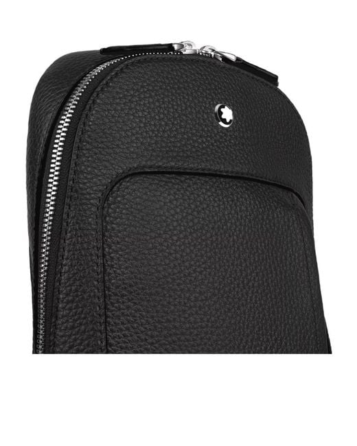 Montblanc Black Companion Medium On-Body Bag for men