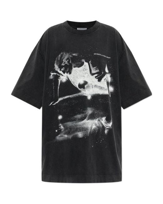 Off-White c/o Virgil Abloh Black Short-Sleeved Dress