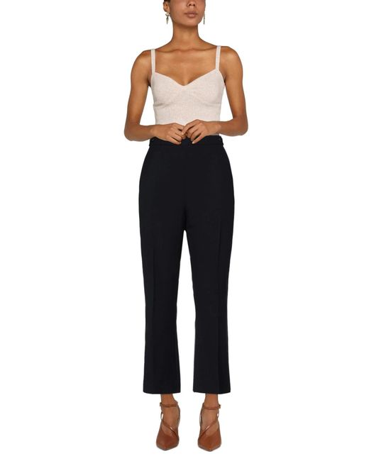 Marni Black Solid Color Casual Trousers