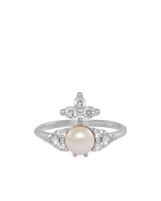 Vivienne Westwood White Spherical Ring