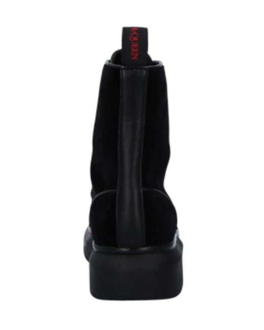McQueen Black Oversized Boots