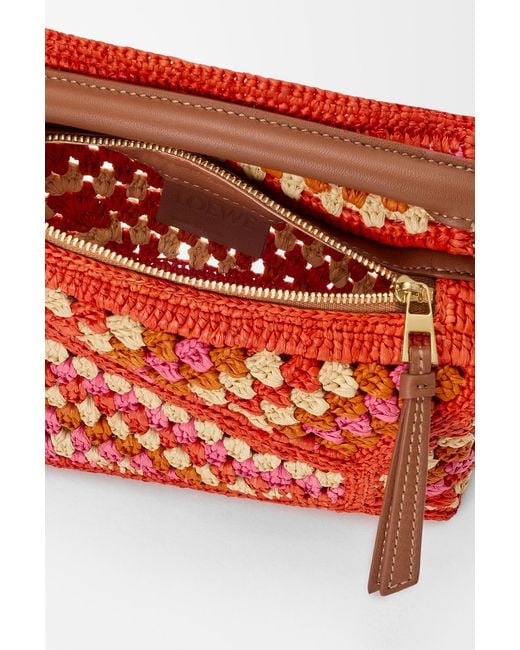 Loewe Red Mini Puzzle Edge Bag