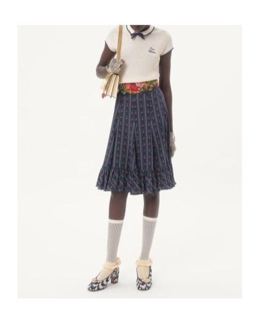 Valentino Natural Bow Detailed Short-Sleeved Jumper