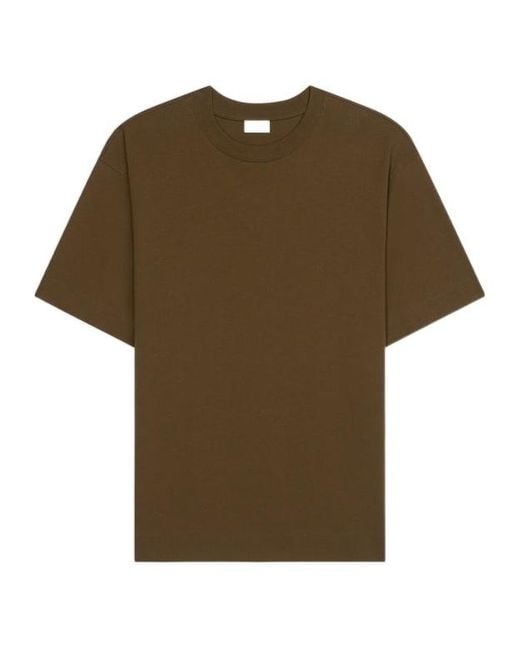 Dries Van Noten Green Boxy Crewneck T-Shirt for men