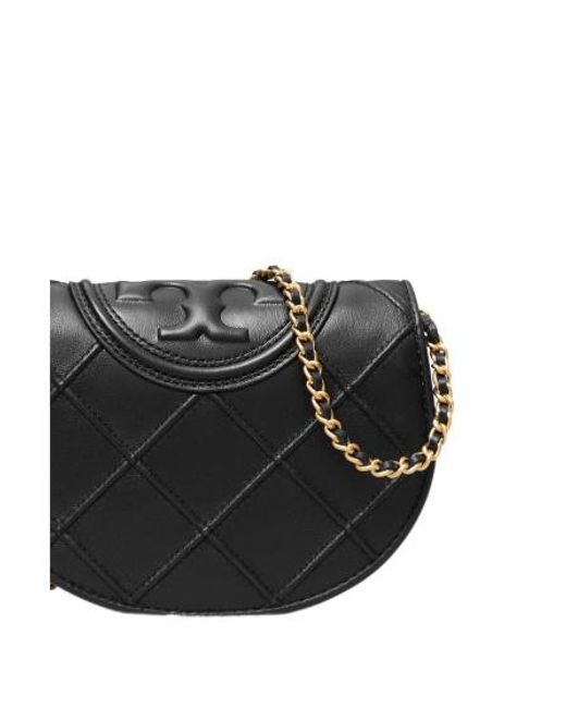 Tory Burch Black Fleming Mini Bag