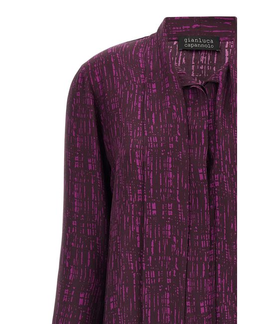 Gianluca Capannolo Purple Katherine Shirt