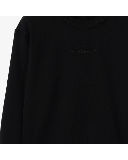 Burberry Black Round Neck Long-Sleeved Sweater