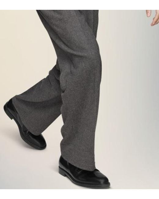 Maison Margiela Black Lace-Up Derby Shoes for men