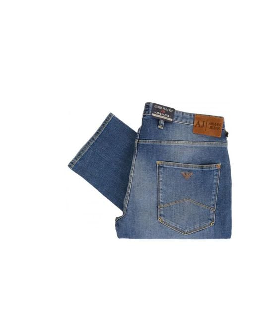 Armani Jeans Blue Slim Jeans for men