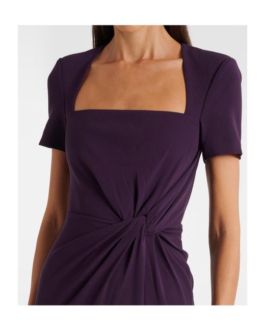 Roland Mouret Purple Cady Minidress