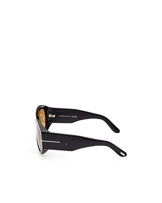 Tom Ford Natural Eyewear Pilot Framed Sunglasses for men