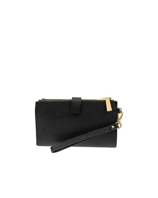 Michael Kors Black Michael Logo Plaque Zipped Wallet for men