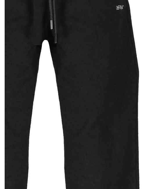 Off-White c/o Virgil Abloh Black Caravaggio Diag Track Pants for men