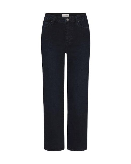 FRAME Blue Buttoned Jeans