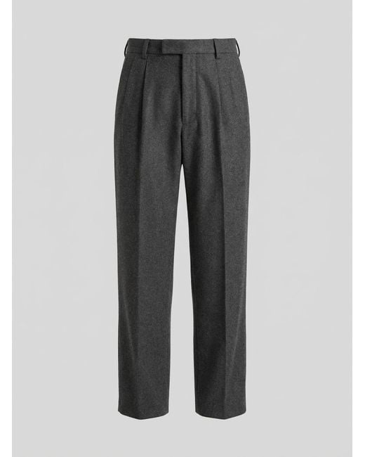 Gucci Gray Straight Leg Tailored Pants for men