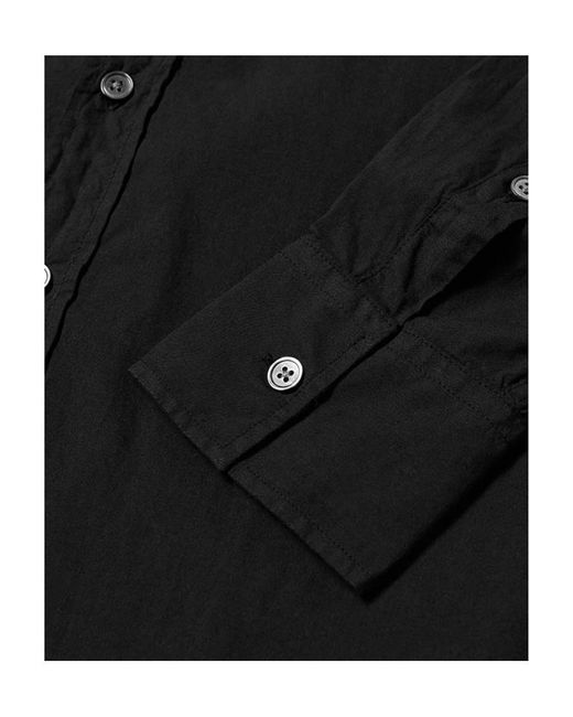 Our Legacy Black Borrowed Bd Button-Down Shirt for men