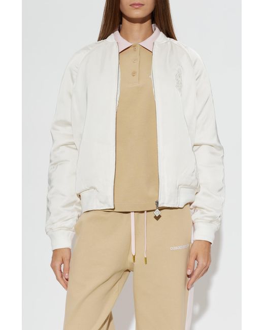 Casablanca White Zip-Up Jacket