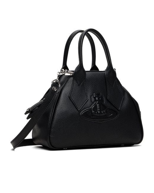 Vivienne Westwood Black Yasmine Small Tote Bag
