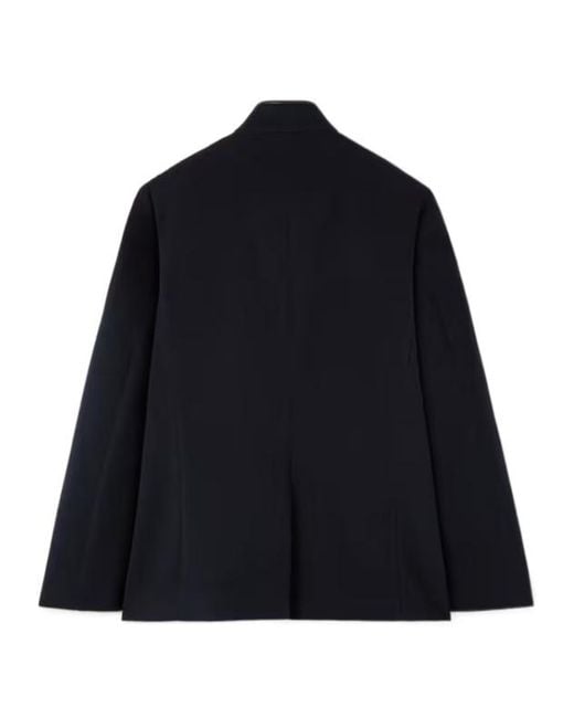 Loro Piana Blue Spagna Button-Fastening Patch-Pocket Jacket for men