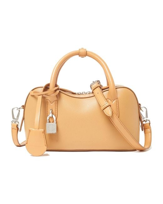Stella McCartney Metallic Double-Handled Crossbody Bag