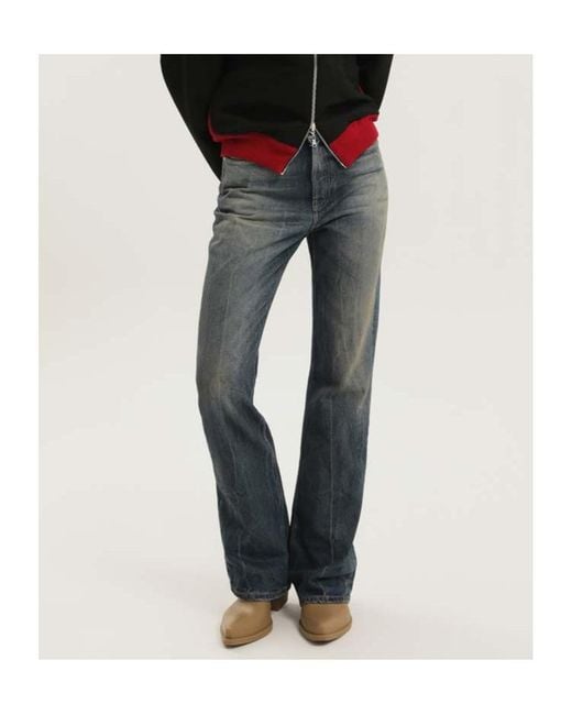 1989 STUDIO Gray Straight-Leg Jeans