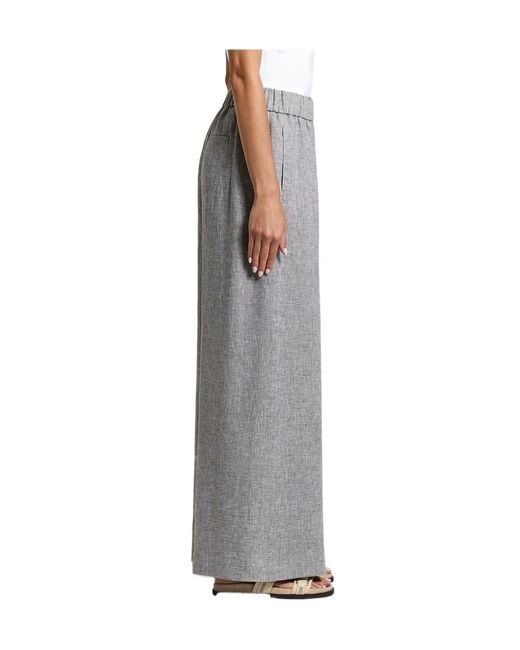 Peserico Gray Elasticated Trousers