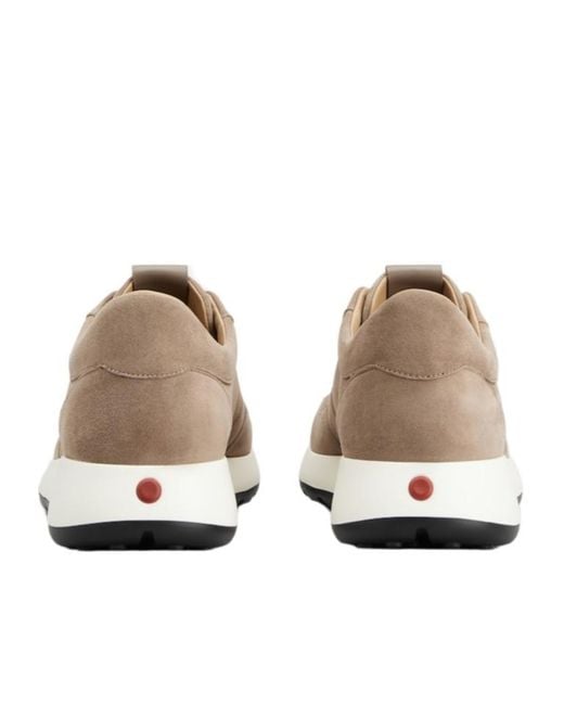Tod's Natural Dot Lace-Up Sneakers for men