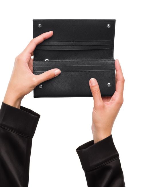 Prada Black Logo Wallet