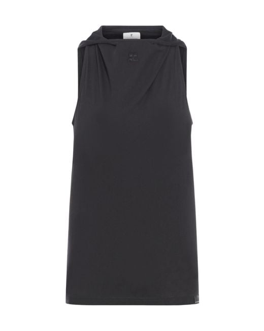 Courreges Black Tops