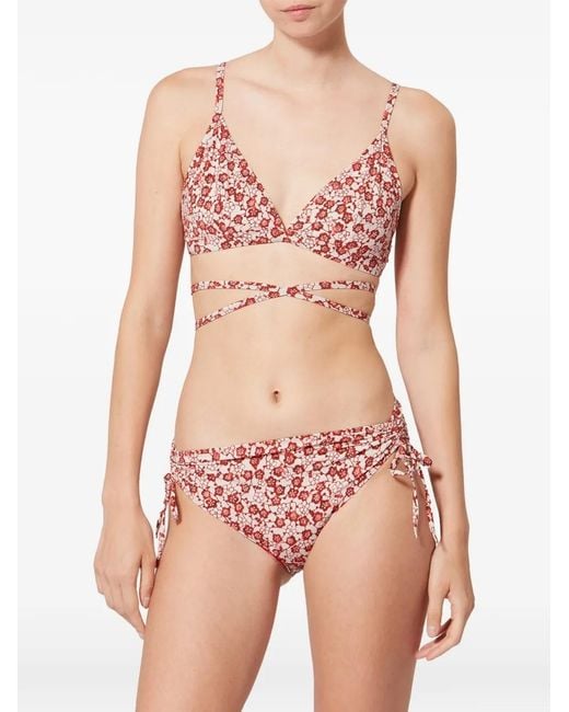 Isabel Marant Red Solange Bikini Top