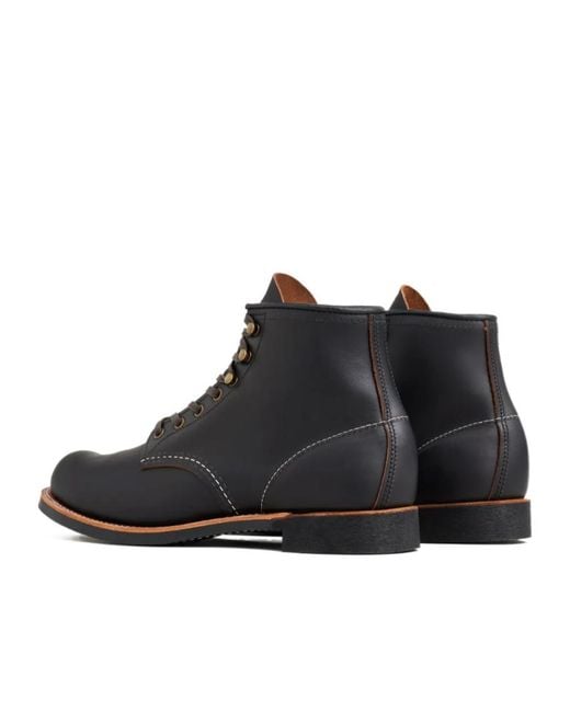 Red Wing Blacksmith Lace-Up Stitch-Detail Boots for men
