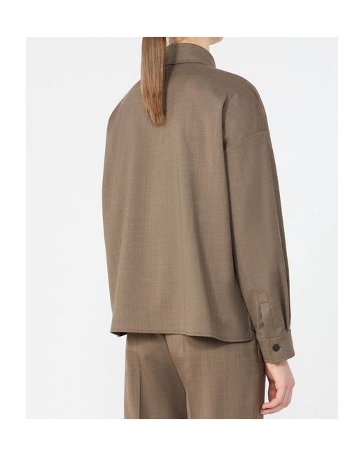Weekend by Maxmara Brown Batavia Shirt Jacket