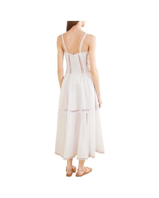 Charo Ruiz White Ibiza Ibiza Broderie Maxi Dress