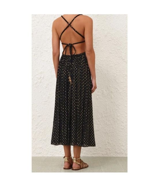 Zimmermann Black Daylight Cutout Maxi Dress