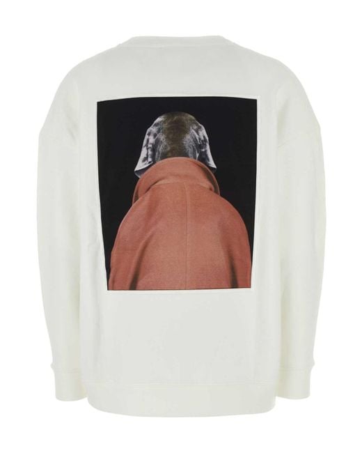 Max Mara White Long-Sleeved Sweater
