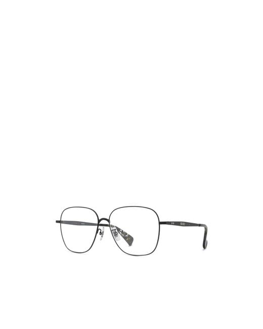 KENZO White Square Frame Glasses for men
