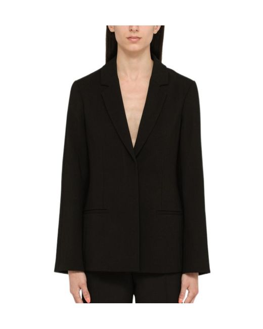 Givenchy Black Wool-Blend Blazer