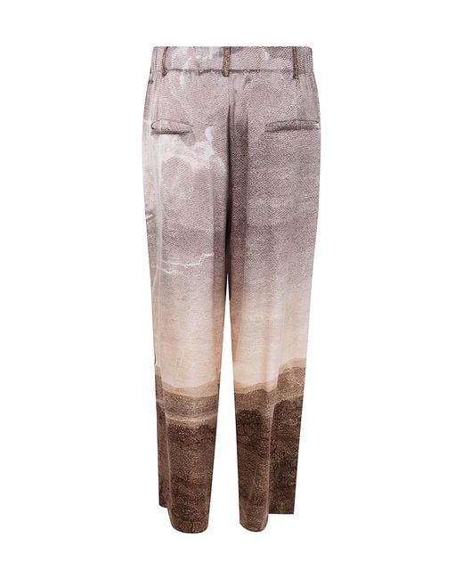 Pierre Louis Mascia Multicolor Drawstring Casual Pants