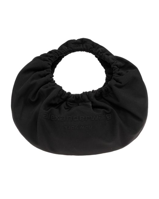 Alexander Wang Black Crescent Top Handle Bag