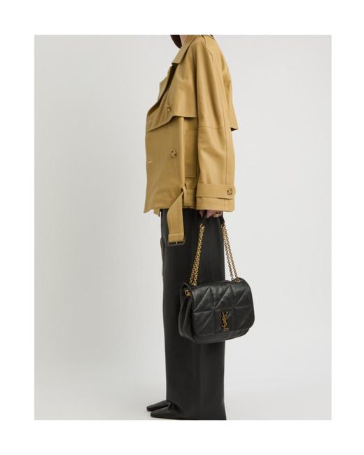 Saint Laurent Black Jamie 4.3 Medium Leather Shoulder Bag