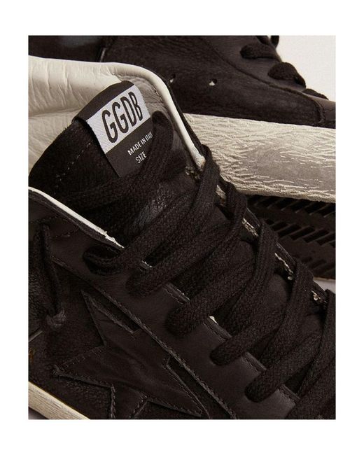 Golden Goose Deluxe Brand Brown Mid Star Sneakers for men