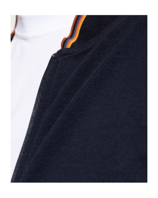 Paul Smith Blue Long-Sleeved Casual Jacket for men