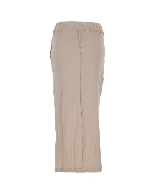 Thom Krom Natural Front Crossed Maxi Skirt