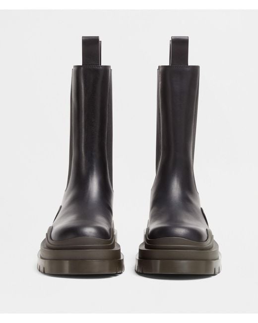 Bottega Veneta Brown Leather Ankle Boots
