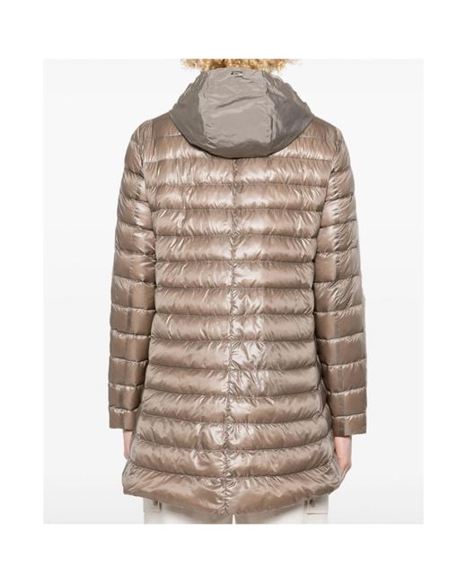 Herno Multicolor Quilted Hooded Down Jacket