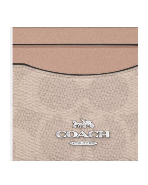 COACH Natural Slim Id Card Case