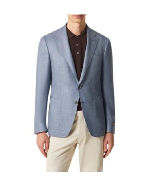 Canali Blue Elegant Minimalist Suit for men