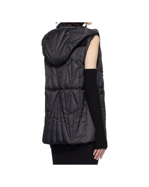 Moncler Black Moncler Rick Owens Geocamo Zipped Waistcoat for men