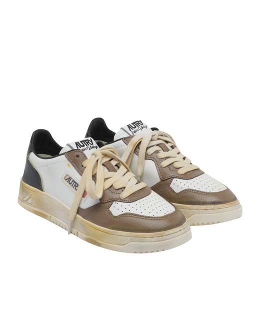 Autry Multicolor Round-Toe Sneakers